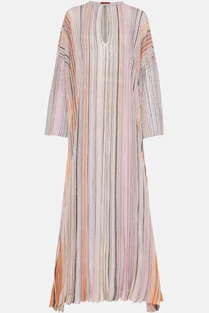 Missoni Caftán de lamé a rayas