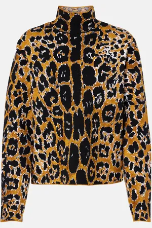 Alaïa Alaïa Top de cuello alto en jacquard