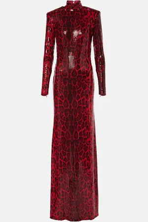 Ilkyaz Ozel Vestido de fiesta con lentejuelas