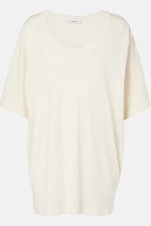 LEMAIRE Camiseta acanalada de algodón