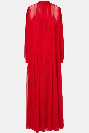 Costarellos Vestido Clarinda de georgette de seda