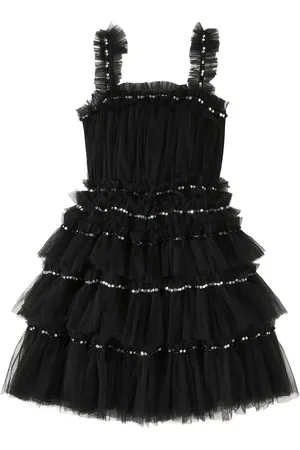 Tutu Du Monde Vestido Lola de tul a capas adornado