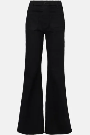 NILI LOTAN Jeans flared Florence de tiro alto