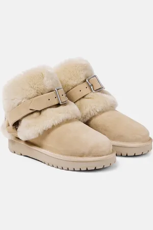 Burberry Botines de ante con borrego