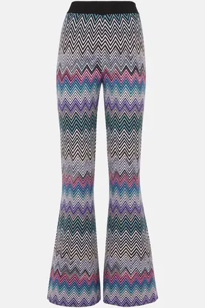 Missoni Pantalones flared en zigzag
