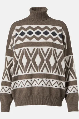 Brunello Cucinelli Chaleco de lana, cachemir y seda en jacquard