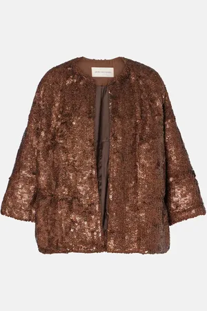 DRIES VAN NOTEN Chaqueta con lentejuelas