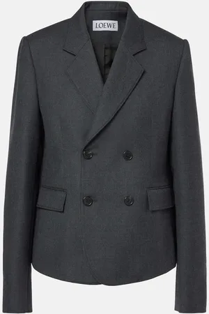 Loewe Blazer cropped de lana