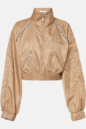 AREA Chaqueta deportiva con cristales y logo