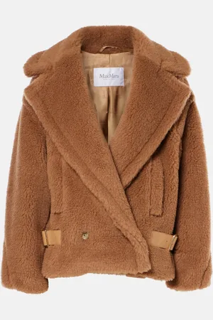 Max Mara Chaqueta Vanadio de tejido teddy