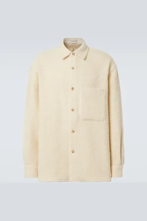 King & Tuckfield Sobrecamisa de lana y algodón