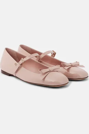 VALENTINO GARAVANI Bailarinas Mary Jane Romance Bow de charol