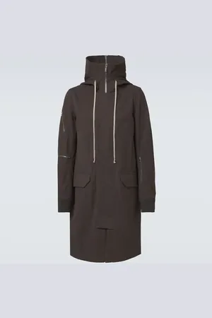 Rick Owens Abrigo de algodón oversized
