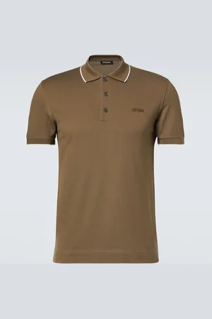 Ermenegildo Zegna Polo de mezcla de algodón