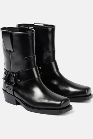VALENTINO GARAVANI Botas biker Rockstud de piel