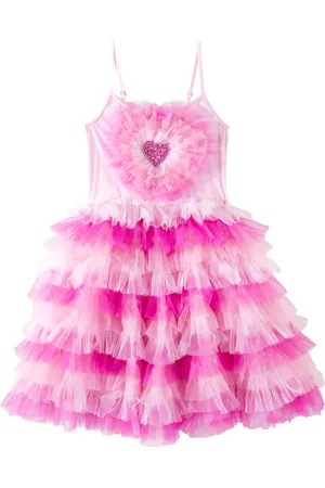 Tutu Du Monde Vestido fruncido Heartburst de tul y jersey