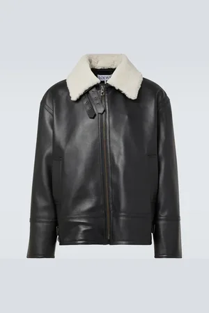 Loewe Chaqueta de piel con borrego