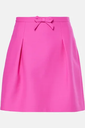 VALENTINO Minifalda de Crepe Couture