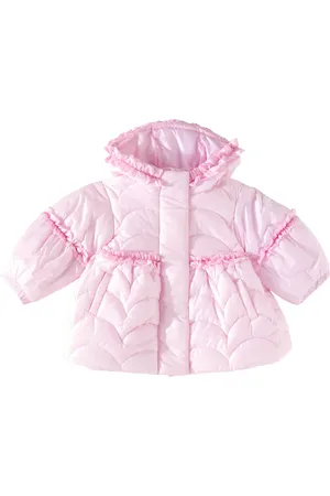 MONNALISA Bebé - chaqueta acolchada con volantes