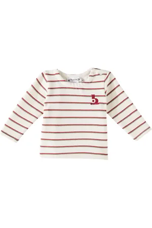 BONPOINT Bebé - camiseta Tourbillon de mezcla de algodón