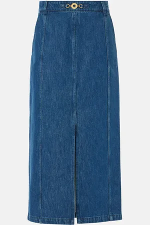 Patou Falda larga de denim