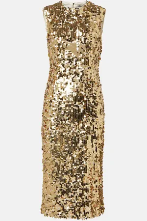 Dolce & Gabbana Vestido midi con lentejuelas