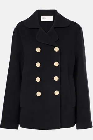 Tory Burch Abrigo marinero de lana