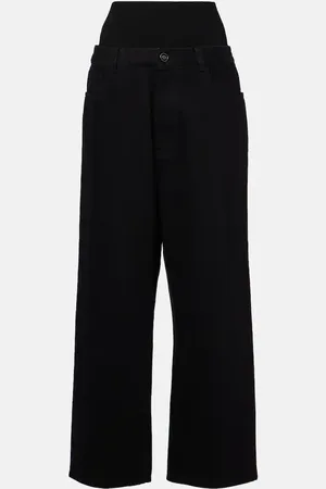 Alaïa Alaïa Jeans rectos de tiro alto