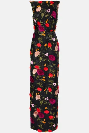 Erdem Vestido de fiesta bordado en jacquard