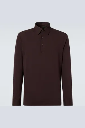 Loro Piana Polo de piqué de algodón