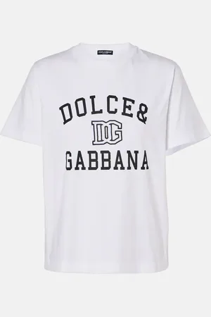 Dolce & Gabbana Camiseta de jersey de algodón con logo