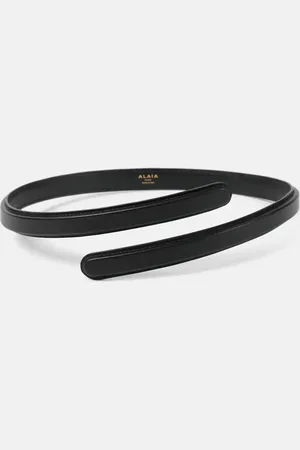 Alaïa Alaïa Cinturón Flex Thin Twist de piel
