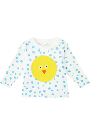 Stella McCartney Bebé - top de jersey de algodón con lunares