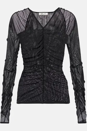 Diane von Furstenberg Top Eli de malla