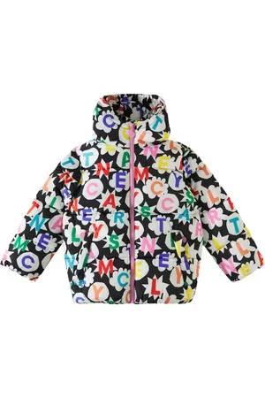 Stella McCartney Chaqueta acolchada estampada con logo