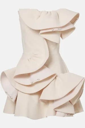 MATICEVSKI Novia - vestido corto con volantes