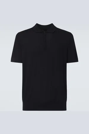Loro Piana Polo de lana con cremallera
