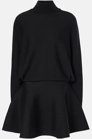 Alaïa Alaïa Vestido corto de mezcla de lana