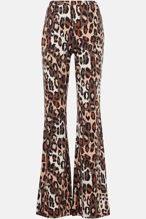 Diane von Furstenberg Pantalones flared Brooklyn estampados