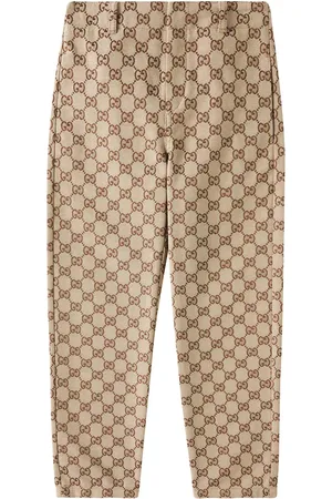 Gucci Pantalones de lona GG de mezcla de algodón