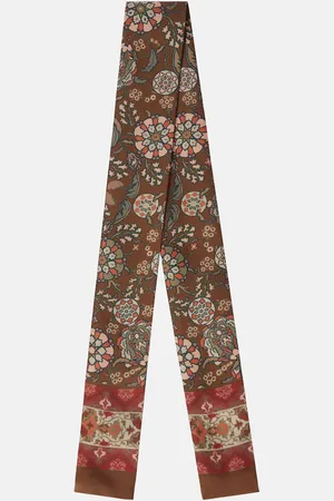 Loro Piana Pañuelo de sarga de seda estampado
