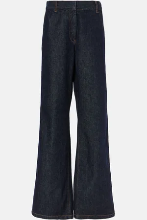 DRIES VAN NOTEN Jeans flared de tiro alto