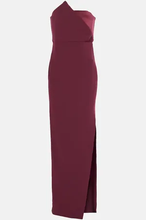 Roland Mouret Vestido de fiesta de crepé satén