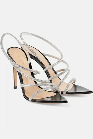 Gianvito Rossi Sandalias Crystal Ettie de piel