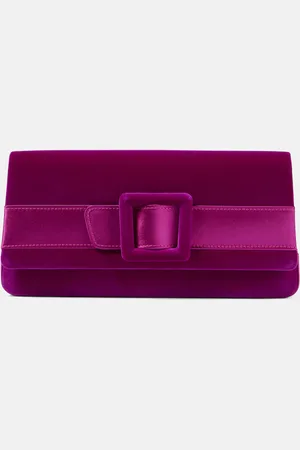 Manolo Blahnik Clutch Maygot de terciopelo