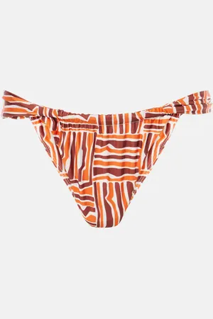 FAITHFULL THE BRAND Braga de bikini Andez de tiro bajo estampada