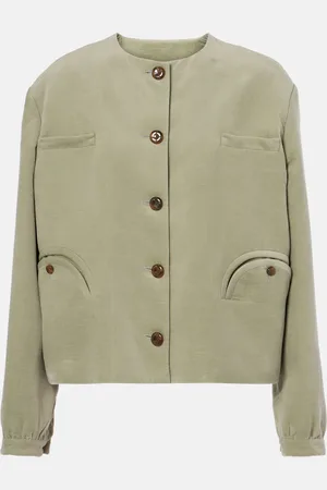 Blazé Milano Blazé Milano Chaqueta Jealousy Gliss de algodón y lino