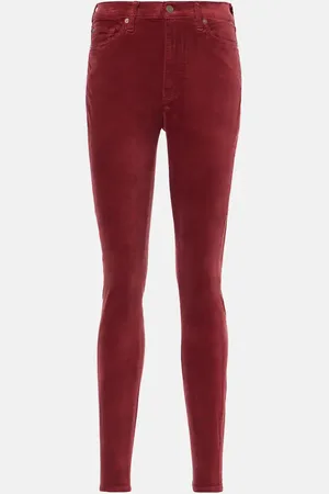 7 for all Mankind Pantalones slim de terciopelo