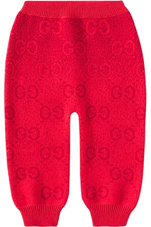 Gucci Pantalones deportivos de lana con GG