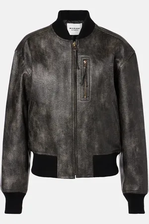 Marant Etoile Chaqueta bomber Crisley de piel sintética
